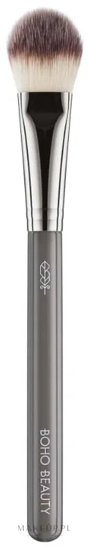 Плоская кисть для лица Boho Beauty Face Finish Vegan 115V из синтетического ворса веганская