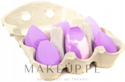 Набор спонжей для макияжа Boho Beauty Bohoblender Lilac and Rose, разной формы, фиолетово-розовые, 6 шт