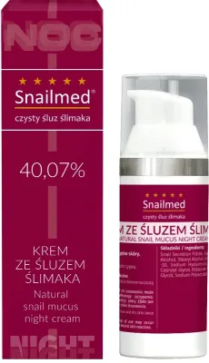 Крем для лица ночной Snailmed с фильтратом улитки увлажняющий 30/50 мл