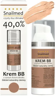 BB-крем Snailmed с муцином улитки для лица, оттенок Natural Dark