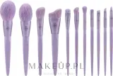 Набор кистей для макияжа Eigshow Beauty Eco Pro Bamboo Fiber Purple Brush Kit 11 шт — фото 1
