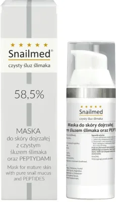 Snailmed Mask With Snail Mucin And Peptides — маска для лица со слизью улитки и пептидами для зрелой кожи