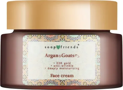 Крем для лица Soap&Friends Argan&Goats увлажняющий с аргановым маслом 50 мл