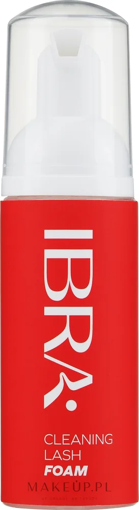 Пенка для бровей и ресниц Ibra Cleaning Lash Foam очищающая, для подготовки к процедурам, 60 мл