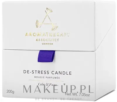 Aromatherapy Associates De-Stress / Соевая свеча, ладан, ромашка и петитгрейн, 200 г