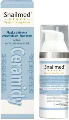 Snailmed Ceramide Aloe Mask — восстанавливающая маска для лица с Ceramide-комплексом и алоэ, 30 мл