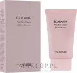 The Saem Eco Earth Power Pink Sun Cream крем для лица солнцезащитный с каламином 50 г, минеральный фильтр, база под макияж — фото 1