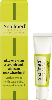 Крем для кожи вокруг глаз Snailmed активный, с церамидами, алоэ и витамином E, 25 мл