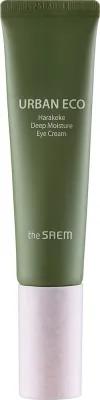 The Saem Urban Eco Harakeke Deep Moisture Eye Cream крем для кожи вокруг глаз увлажняющий 30 мл, крем для век от темных кругов, веганский уход