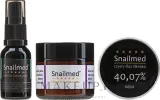 Набор Snailmed №5 дневной крем ночной крем с церамидами алоэ и сыворотка 15+60+15 мл — фото 3