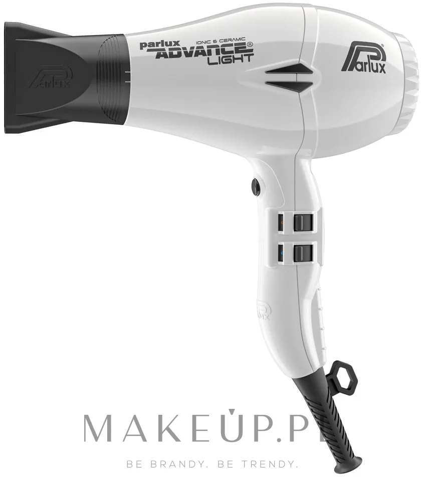 Фен для волос Parlux 2200 Advance Light White с функцией холодного воздуха, белый, 1 шт