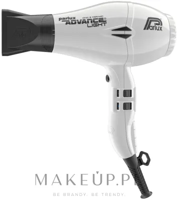 Фен для волос Parlux 2200 Advance Light White с функцией холодного воздуха, белый, 1 шт
