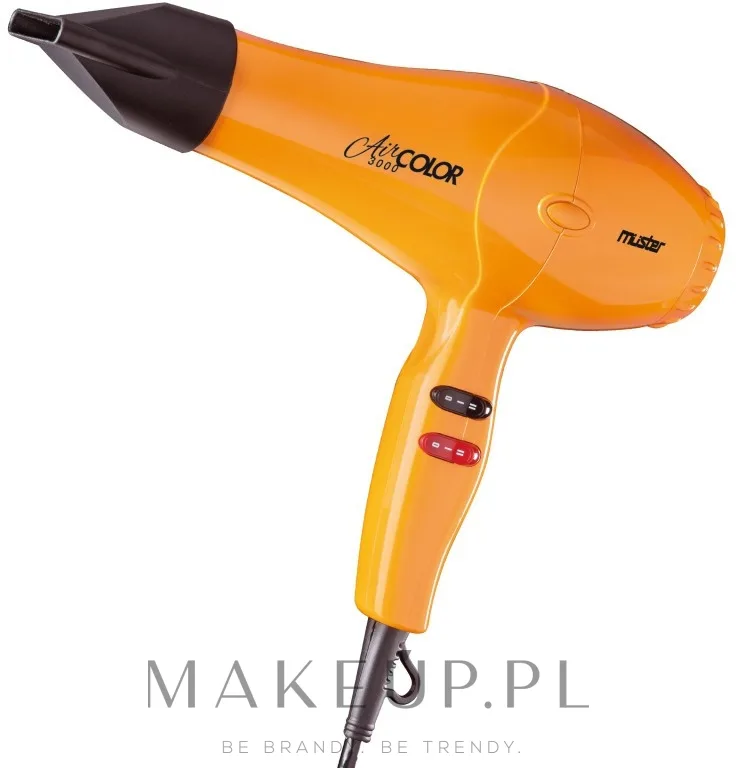 Фен Dikson Muster Air Color 3000 оранжевый 2000 Вт, 5 режимов температуры