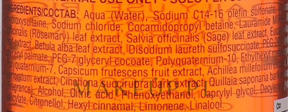 Шампунь для волос FarmaVita Onely The Botanical на основе растительных экстрактов и масел, 200 мл