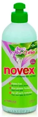 Гель для волос Novex Super Aloe Vera Day After Gel с экстрактом алоэ вера, для фиксации и блеска, 300 мл