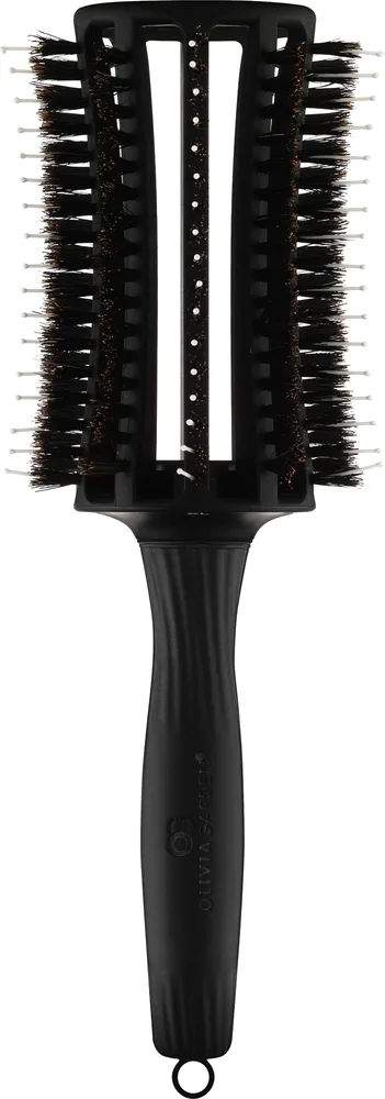 Круглая щётка для укладки волос Olivia Garden Finger Brush Round Black Extra Large
