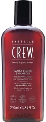 Ревитализирующий шампунь для седых волос American Crew Daily Silver, 250 мл