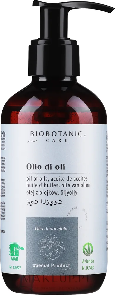 Защитное масло для волос из растительных масел BioBotanic Oil Of Oils