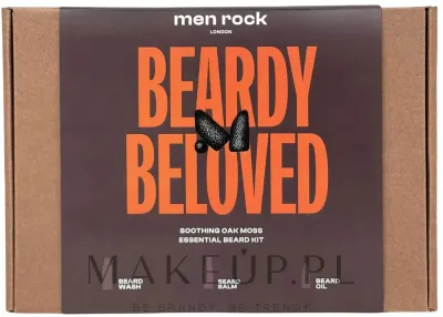 Набор для бороды Men Rock Beardy Beloved Oak Moss мыло бальзам и масло с алоэ и пантенолом 100+100+30 мл
