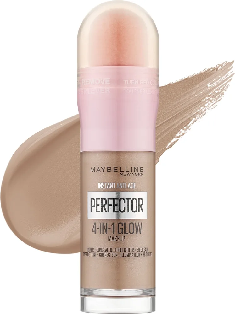 Maybelline New York Nabłyszczający korektor do twarzy 4w1 - Многофункциональный корректор Maybelline Instant Age Rewind Instant Perfector 4-In-1 Glow Makeup сияющий 4 в 1, 20 мл, оттенок 00 - Fair Light