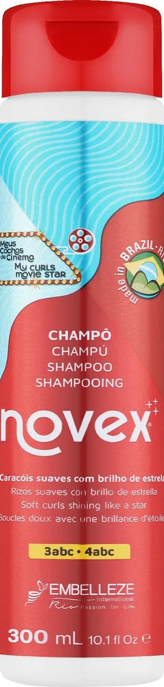 Шампунь без сульфатов Novex My Curls Movie Star для кудрявых волос, 300 мл