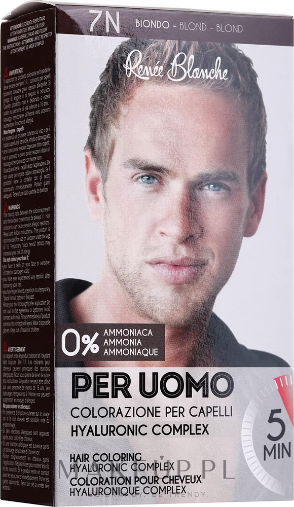 Краска для волос мужская Renee Blanche Men’s Cosmetics Line Age Control System, для маскировки седины, оттенок 3.0 - Dark Chestnut