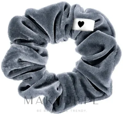 Резинка-скранчи для волос Bellody Original Scrunchie urban grey, велюровая, 1 шт