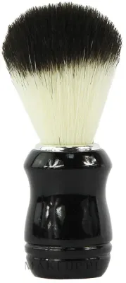 Помазок для бритья Donegal Shaving Brush 4602 с синтетическим ворсом, чёрно-белый, 1 шт