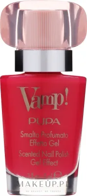 Лак для ногтей Pupa Vamp! Scented Nail Polish Gel Effect ароматизированный, с гелевым эффектом, 9 мл