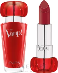 Помада для губ Pupa Vamp! Lips с эффектом объёма, оттенок 301 - Intense Red