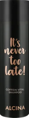 Витаминный шампунь с кофеином Alcina It's Never Too Late Coffein Vital, 250 мл