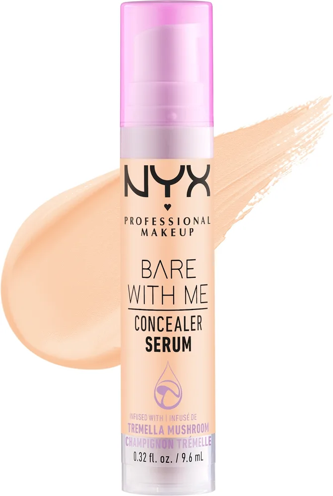 NYX Professional Makeup Pielęgnacyjne serum w korektorze - Корректор-сыворотка для лица NYX Bare With Me ухаживающий, оттенок 01 - Fair