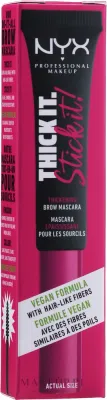 Тушь для бровей NYX Professional Makeup Thick It Stick It гелевая, стойкая до 16 часов, 7 мл