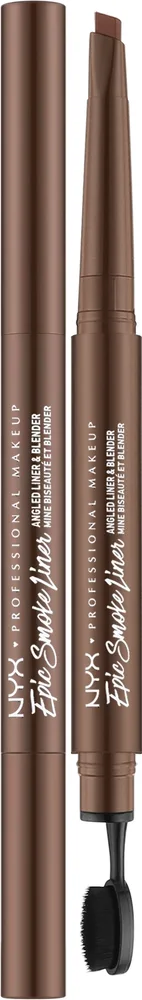 NYX Professional Makeup Kredka do oczu z pędzelkiem - Карандаш для глаз NYX Epic Smoke с кистью, оттенок 02 - Nude Haze