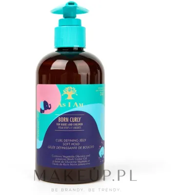 Желе для кудрявых волос As I Am Born Curly Argan Curl Defining Jelly для чёткости локонов, 240 мл