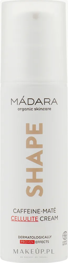 Крем для тела антицеллюлитный Madara Cosmetics Shape Cellulite Cream с кофеином и йерба мате, 150 мл