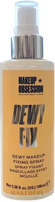 Спрей для фиксации макияжа Makeup Obsession Dewy Fix увлажняющий, для сухой кожи, 100 мл