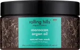 Маска для волос Rolling Hills с марокканским аргановым маслом, для сухих и повреждённых волос, веганская формула, объём и блеск, 250 мл — фото 1