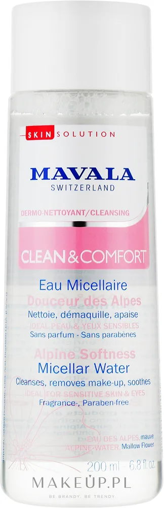 Mavala Clean & Comfort Alpine Softness мицеллярная вода для чувствительной кожи