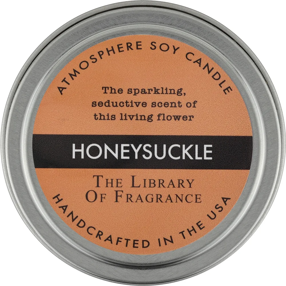 Demeter Fragrance Demeter Fragrance The Library of Fragrance Honeysuckle Atmosphere Soy Candle - Demeter Honeysuckle / Соевая ароматическая свеча, сладкий цветочный аромат жимолости, 170 г