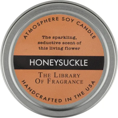 Demeter Fragrance Demeter Fragrance The Library of Fragrance Honeysuckle Atmosphere Soy Candle - Demeter Honeysuckle / Соевая ароматическая свеча, сладкий цветочный аромат жимолости, 170 г