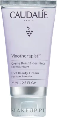 Крем для ног Caudalie Vinotherapist Foot Beauty Cream увлажняющий, для сухой и потрескавшейся кожи стоп, 75 мл