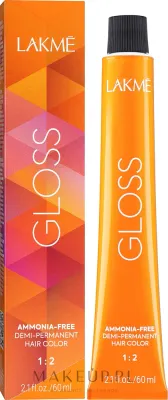 Краска для волос Lakme Gloss Color Rinse без аммиака, для естественного блеска, 60 мл