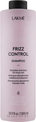 Разглаживающий шампунь Lakmé Teknia Frizz Control против пушистости, 1000 мл