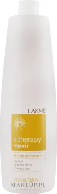 Шампунь Lakme K.Therapy Repair Shampoo восстанавливающий для сухих и очень сухих волос, 1000 мл
