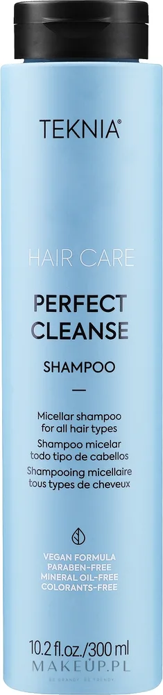 Шампунь Lakme Teknia Perfect Cleanse Shampoo мицеллярный для глубокого очищения волос, 300 мл