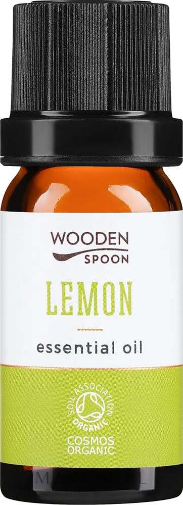 Эфирное масло Wooden Spoon Лимон 5 мл натуральное цитрусовое для кожи и ароматерапии