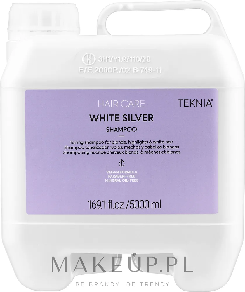 Шампунь Lakme Teknia White Silver Shampoo нейтрализующий желтизну для блонда и седых волос