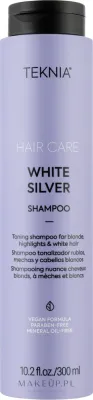 Шампунь Lakme Teknia White Silver Shampoo нейтрализующий желтизну для блонда и седых волос, 300 мл