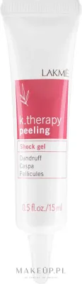 Гель против перхоти Lakme K.Therapy Peeling Shock Gel интенсивный, для кожи головы, 15 мл